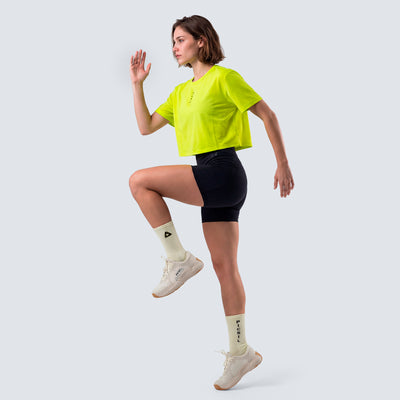 Camiseta Crop Performance Mujer SS26