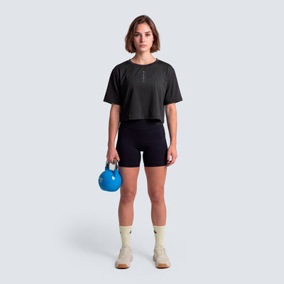 Camiseta Crop Performance Mujer SS26