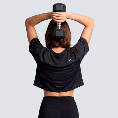 Camiseta Crop Performance Mujer SS26