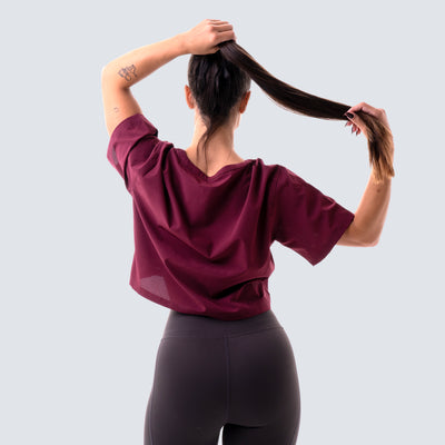 Camiseta Cropped de mujer Performance