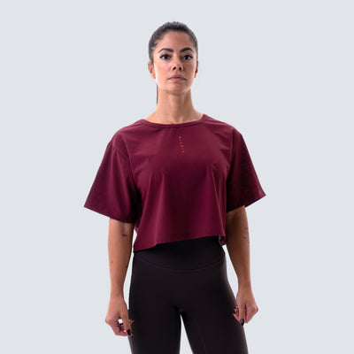 Camiseta Cropped de mujer Performance