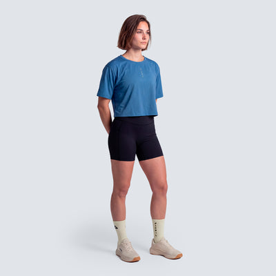 Camiseta Crop Performance Mujer SS26