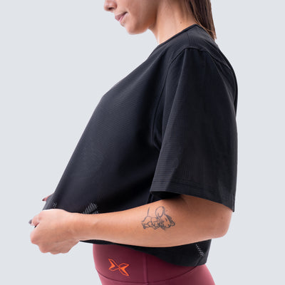 Camiseta Cropped de mujer Performance