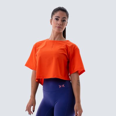 Camiseta Cropped de mujer Performance