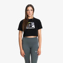Pack 3 Camisetas Premium Crop Manga Corta Mujer